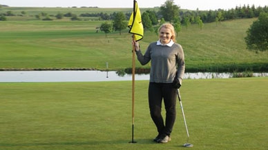 Golfen bei nicht allzu schönem Wetter