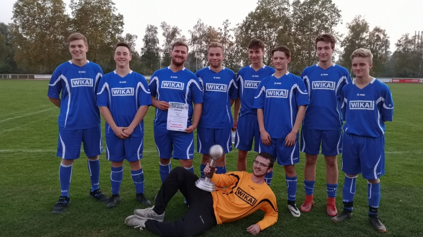 Siegerfoto: Azubi-Fussballturnier 2018